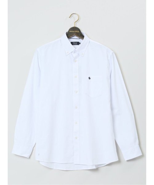 【大きいサイズ】ポロ/POLO 綿混オックス ボタンダウン長袖シャツ メンズ シャツ カジュアル トップス インナー ギフト プレゼント ライトアウター カーデ