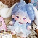 20cm 着せ替えぬいぐるみ 無属性 女の子 菟眠眠 着せ替え人形 綿人形 コットンドール キャラクターぬいぐるみ