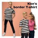 Ken//ケン ボーダーTシャツ