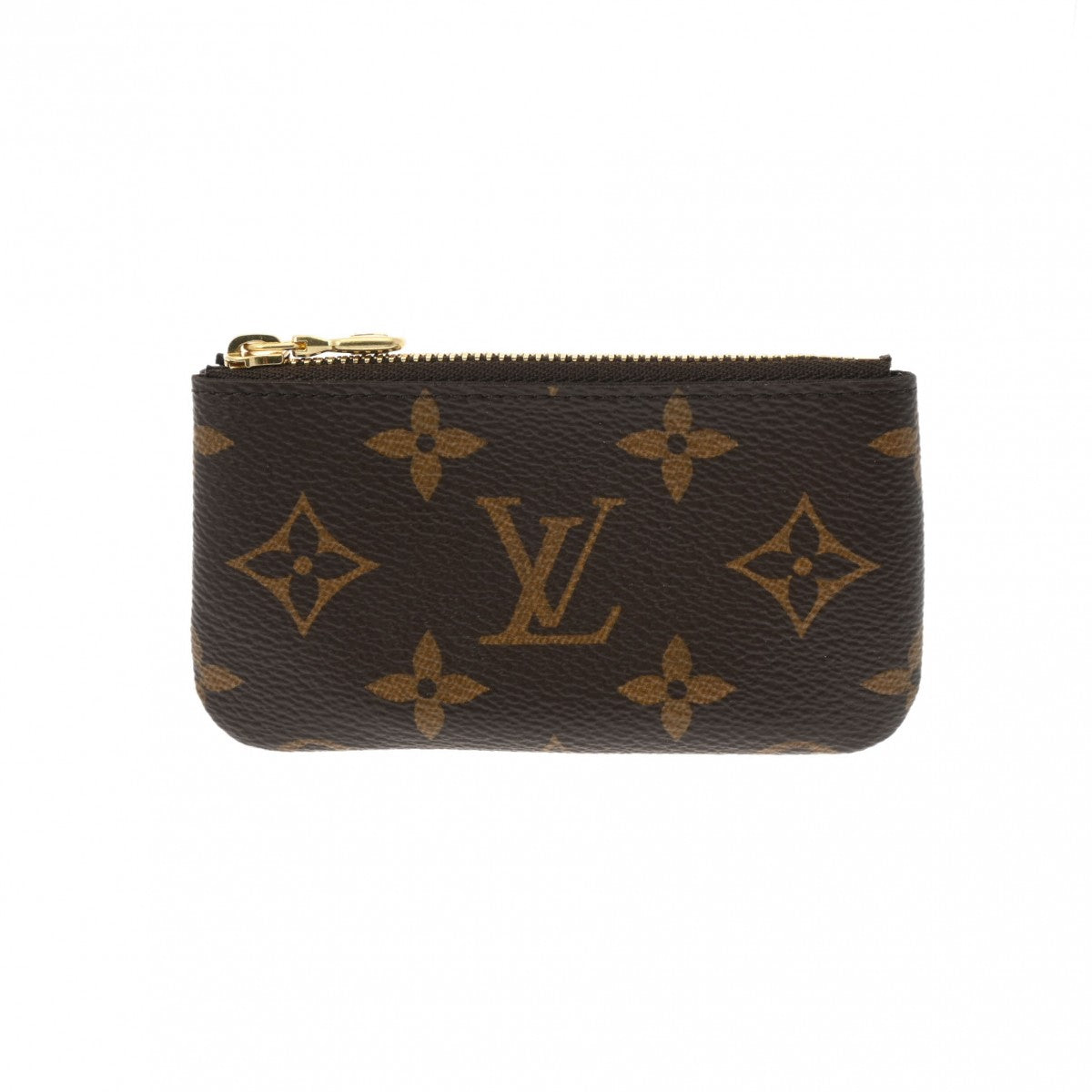 LOUIS VUITTON ルイヴィトン モノグラム ポシェットクレ ブラウン M62650 ユニセックス モノグラムキャンバス コインケース 新同  中古