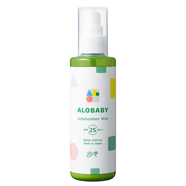 ALOBABY UV＆アウトドアミスト ビッグ SPF25 PA++ 180ml