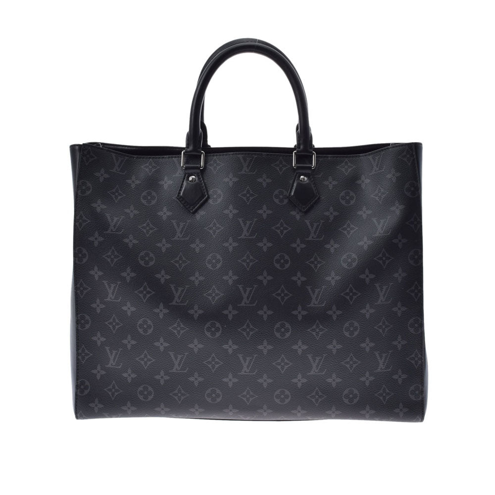 LOUIS VUITTON ルイヴィトン モノグラム エクリプス グランサック 黒/グレー M44733 メンズ モノグラムキャンバス トートバッグ Aランク 中古 