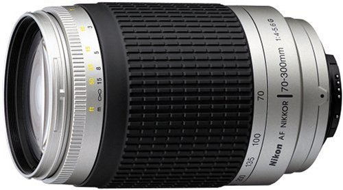 Nikon AF Zoom Nikkor 70-300mm F4-5.6G シルバー (VR無し)【中古品】