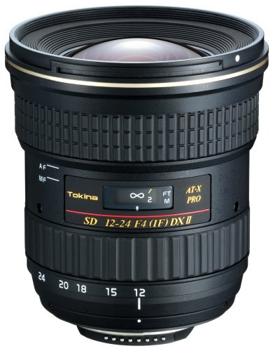 Tokina 超広角ズームレンズ AT-X 124 PRO DX II 12-24mm F4 (IS) ASPHERICAL ニコン用 APS-C対応【中古品】