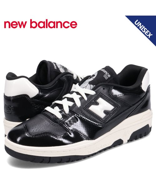 ニューバランス new balance 550 スニーカー メンズ レディース Dワイズ ブラック 黒 BB550YKG