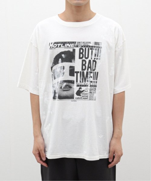 MINAMI ANDERSON / ミナミ アンダーソン HOTLINE NEWS－TEE [WHITE]