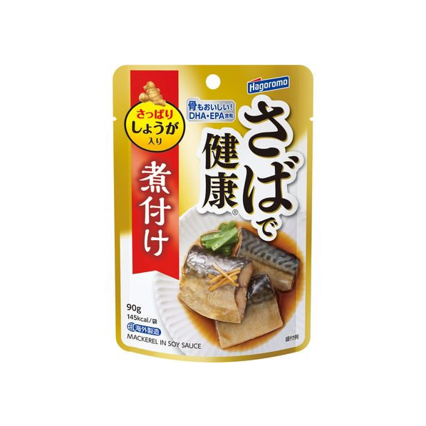 はごろもフーズ さばで健康 しょうゆ味 パウチ 90g FCN2429