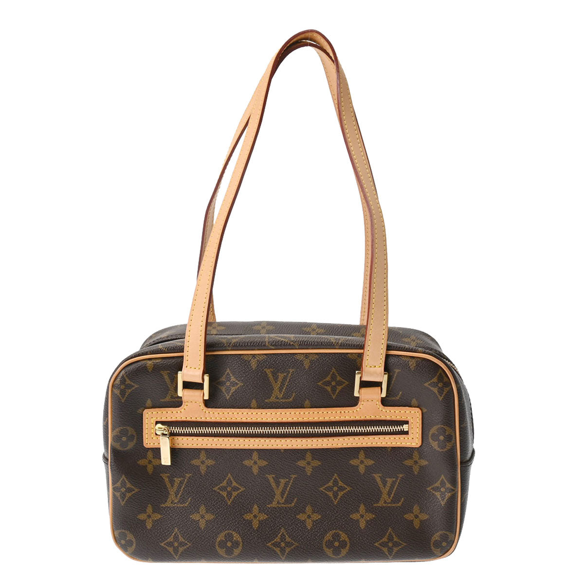 LOUIS VUITTON ルイヴィトン モノグラム シテ MM ブラウン M51182 レディース モノグラムキャンバス ハンドバッグ ABランク 中古 