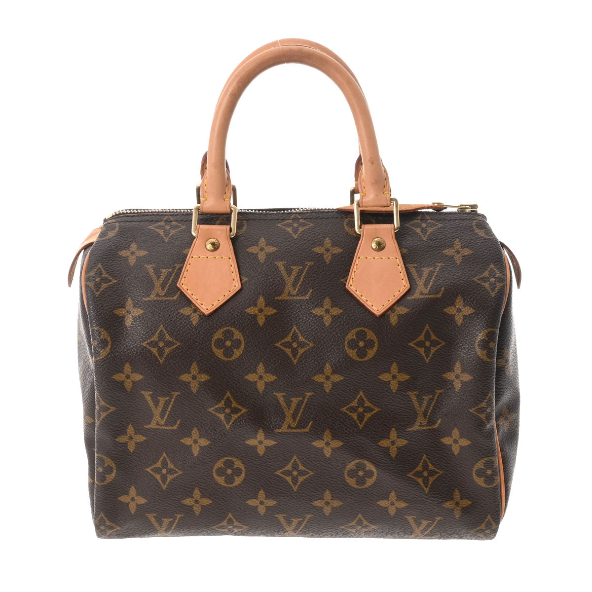 LOUIS VUITTON ルイヴィトン モノグラム スピーディ25 ブラウン M41528 レディース モノグラムキャンバス ハンドバッグ Bランク 中古 