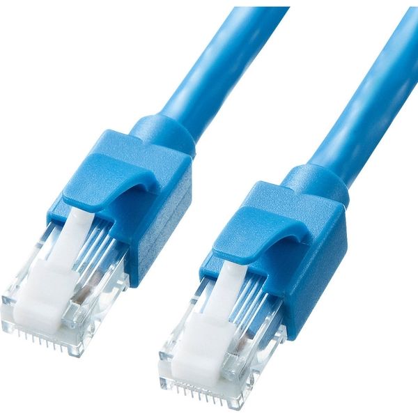 サンワサプライ カテゴリ6A LANケーブル CAT6A ブルー KB-T6ATS