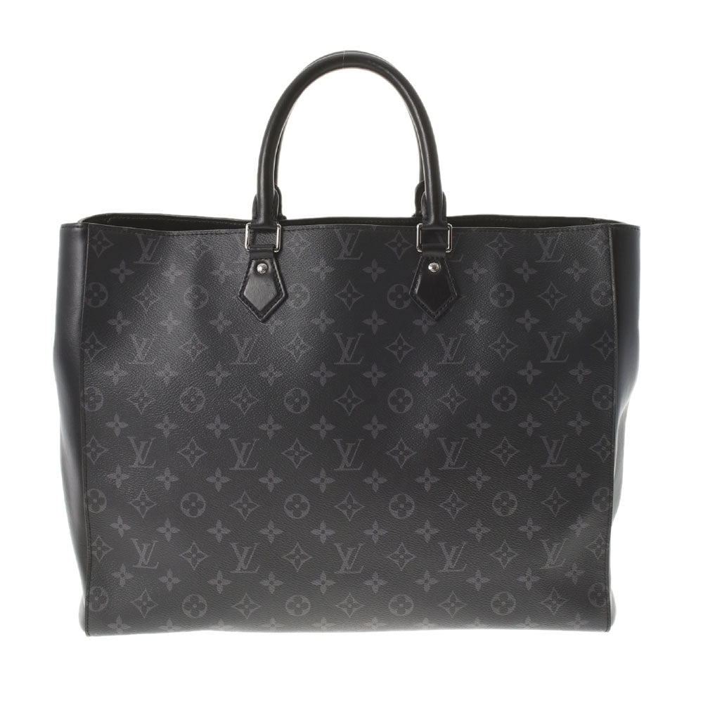 LOUIS VUITTON ルイヴィトン モノグラム エクリプス グランサック 黒/グレー M44733 メンズ モノグラムキャンバス トートバッグ Aランク 中古 