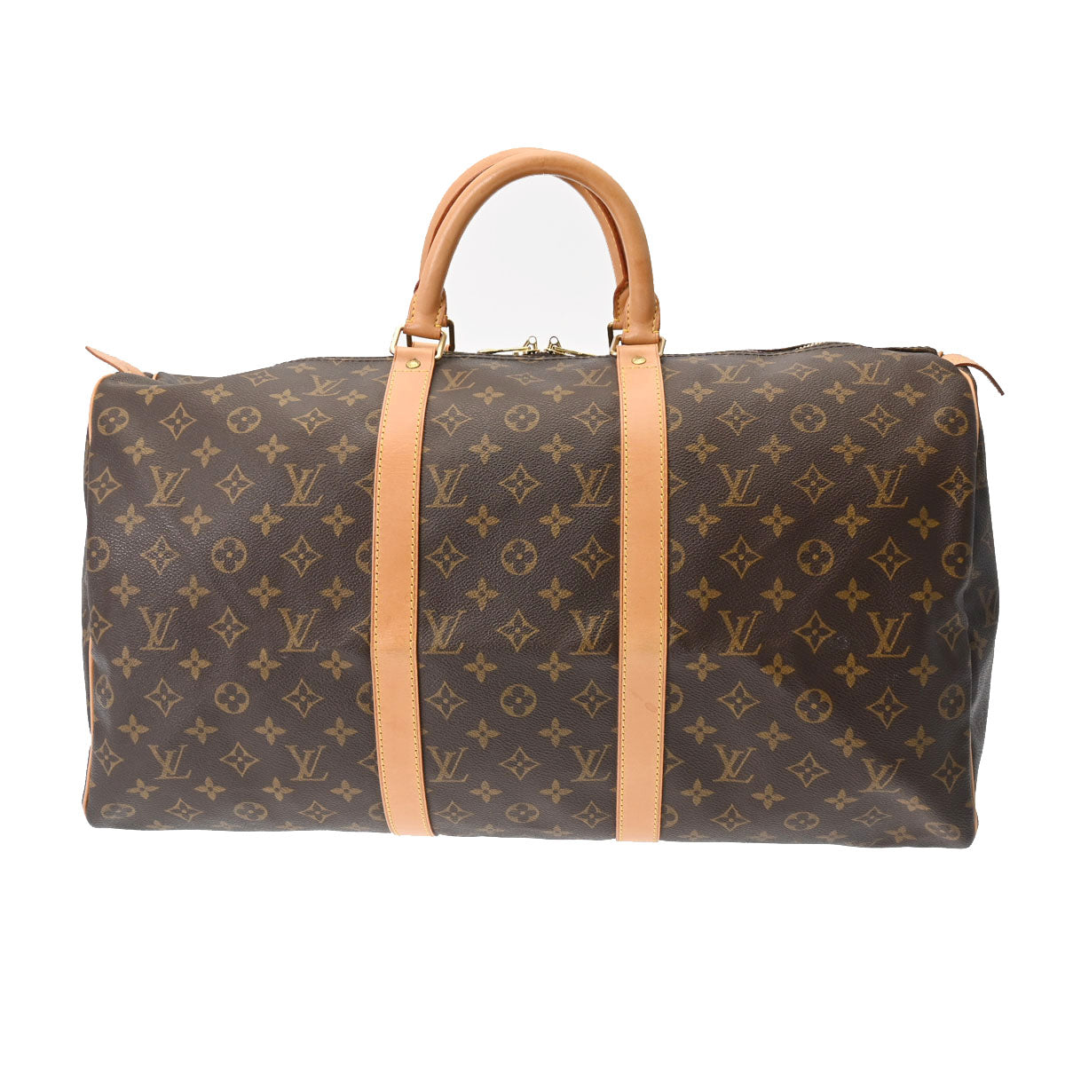 LOUIS VUITTON ルイヴィトン モノグラム キーポル 50 ブラウン M41426 ユニセックス モノグラムキャンバス ボストンバッグ ABランク 中古 