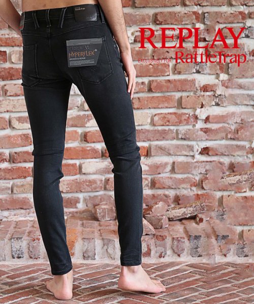 REPLAY×RATTLE TRAP 別注デニム　BRONNY Broken&Repair