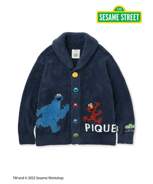 gelato pique/【SESAME STREET】【UNISEX】ジャガードショールカーディ･･･