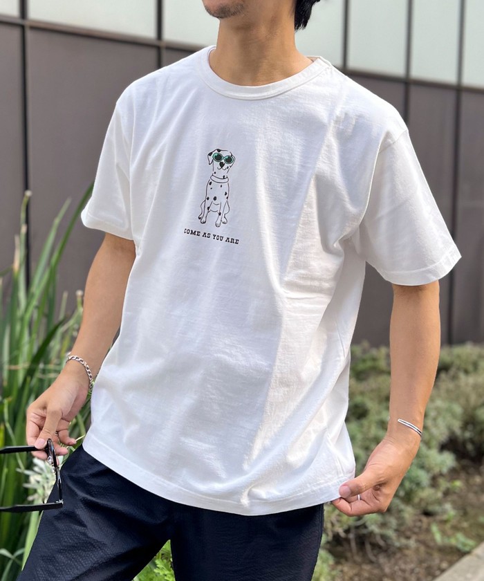 ノーリーズグッドマン/【BARNS OUTFITTERS】別注タフネックTシャツ COME AS ･･･