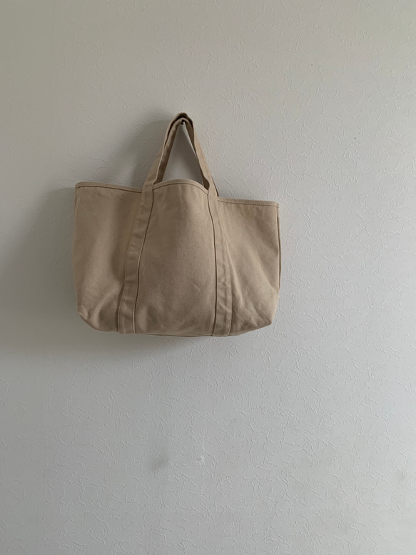 帆布　F/ TOTE BAG  IVORY TOTE