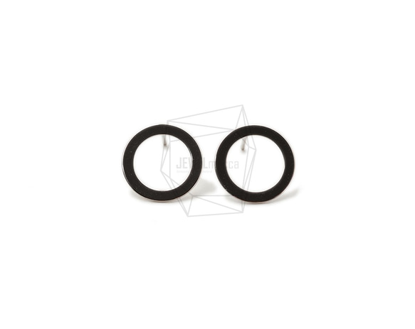 ERG-1681-R【2個入り】ラウンドピアス,Round Ear Post/ 14mm x 14mm