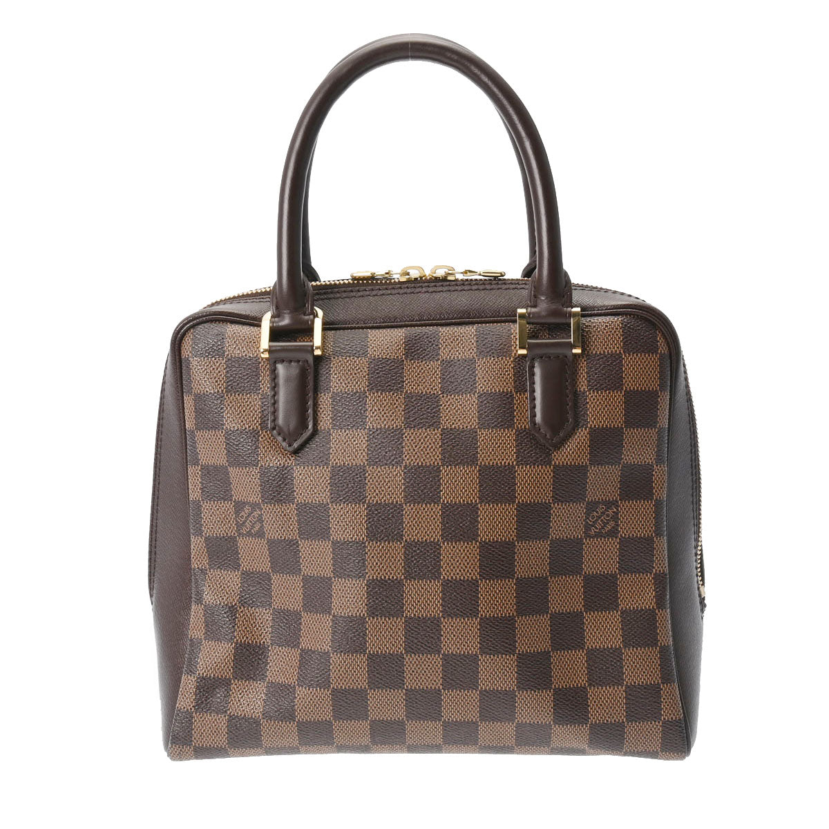 LOUIS VUITTON ルイヴィトン ダミエ ブレラ ブラウン N51150 レディース ダミエキャンバス ハンドバッグ Aランク 中古 