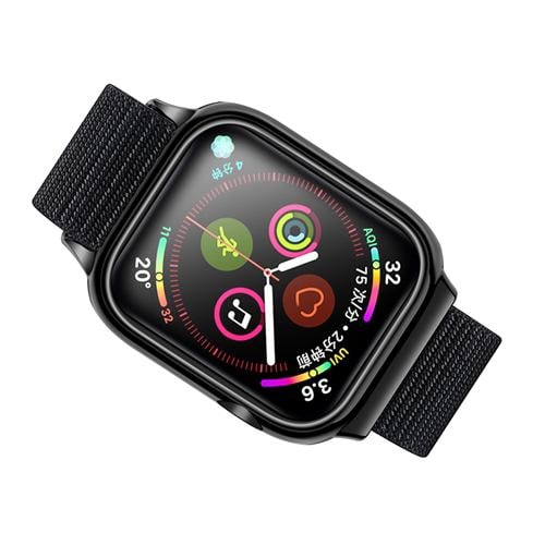 京ハヤ ZB73IW1 ナイロンループバンド for Apple watch 4 40mm ブラック