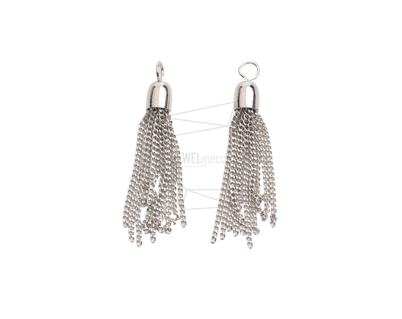 ERG-2564-R【2個入り】タッセチャーム,Tassel Charm/6mm x 40mm