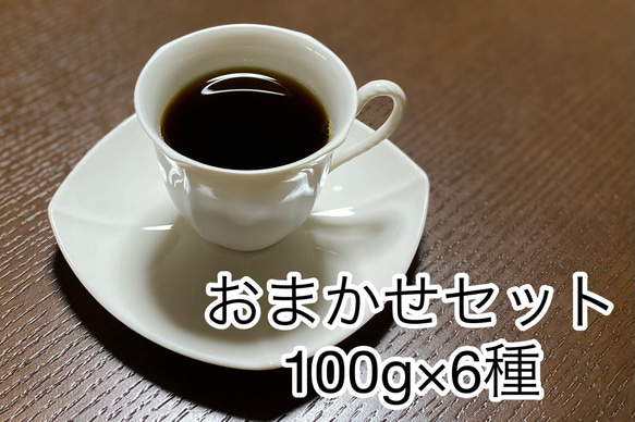 おまかせセット　自家焙煎コーヒー豆600g (100g×6個)