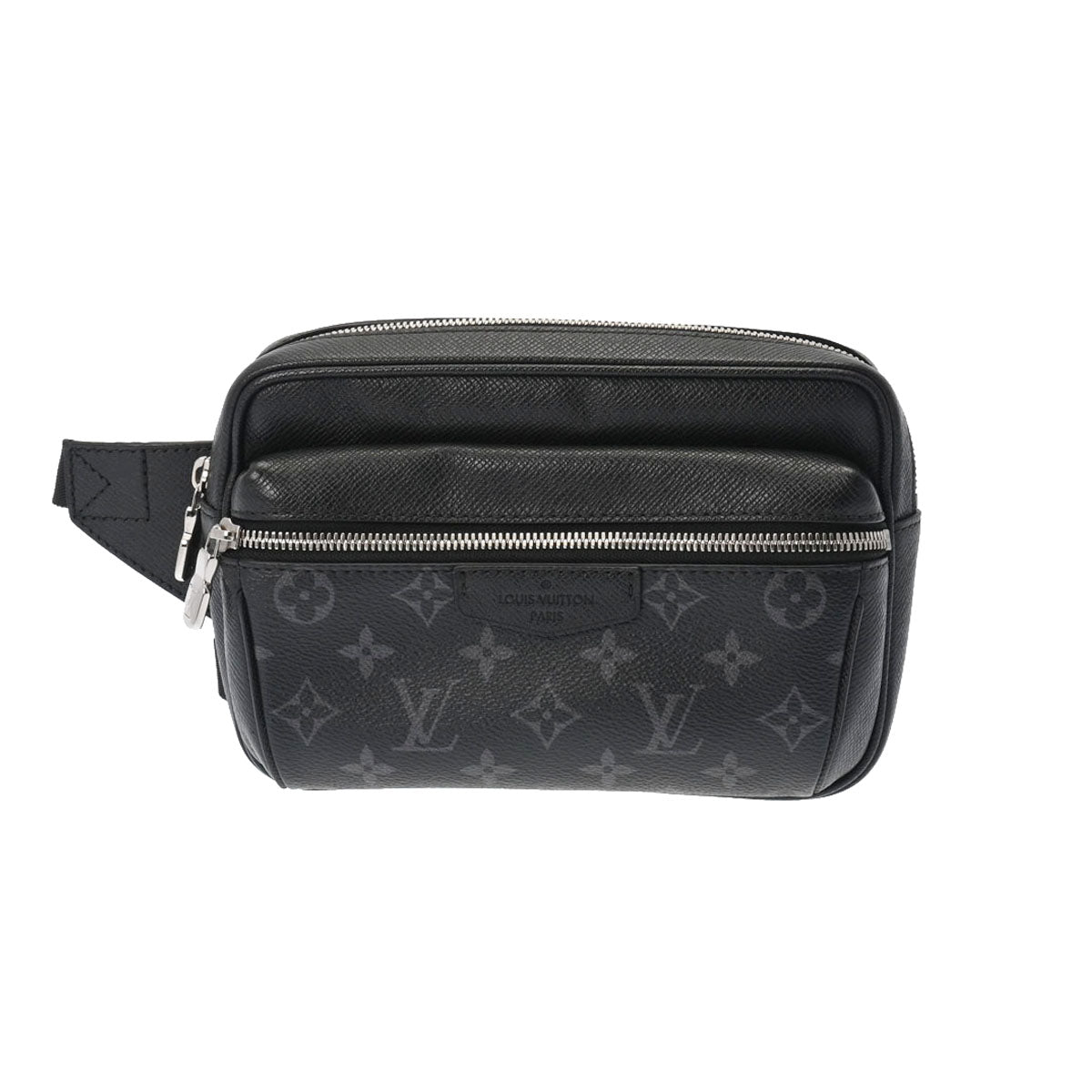 LOUIS VUITTON ルイヴィトン タイガラマ バムバッグ アウトドア ノワール M30245 メンズ モノグラムキャンバス ボディバッグ Aランク 中古 