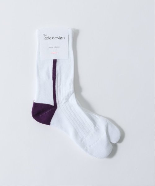 【THE ROLE DESIGN / ザ ロールデザイン】SIDE LINE SOCKS WOMENS