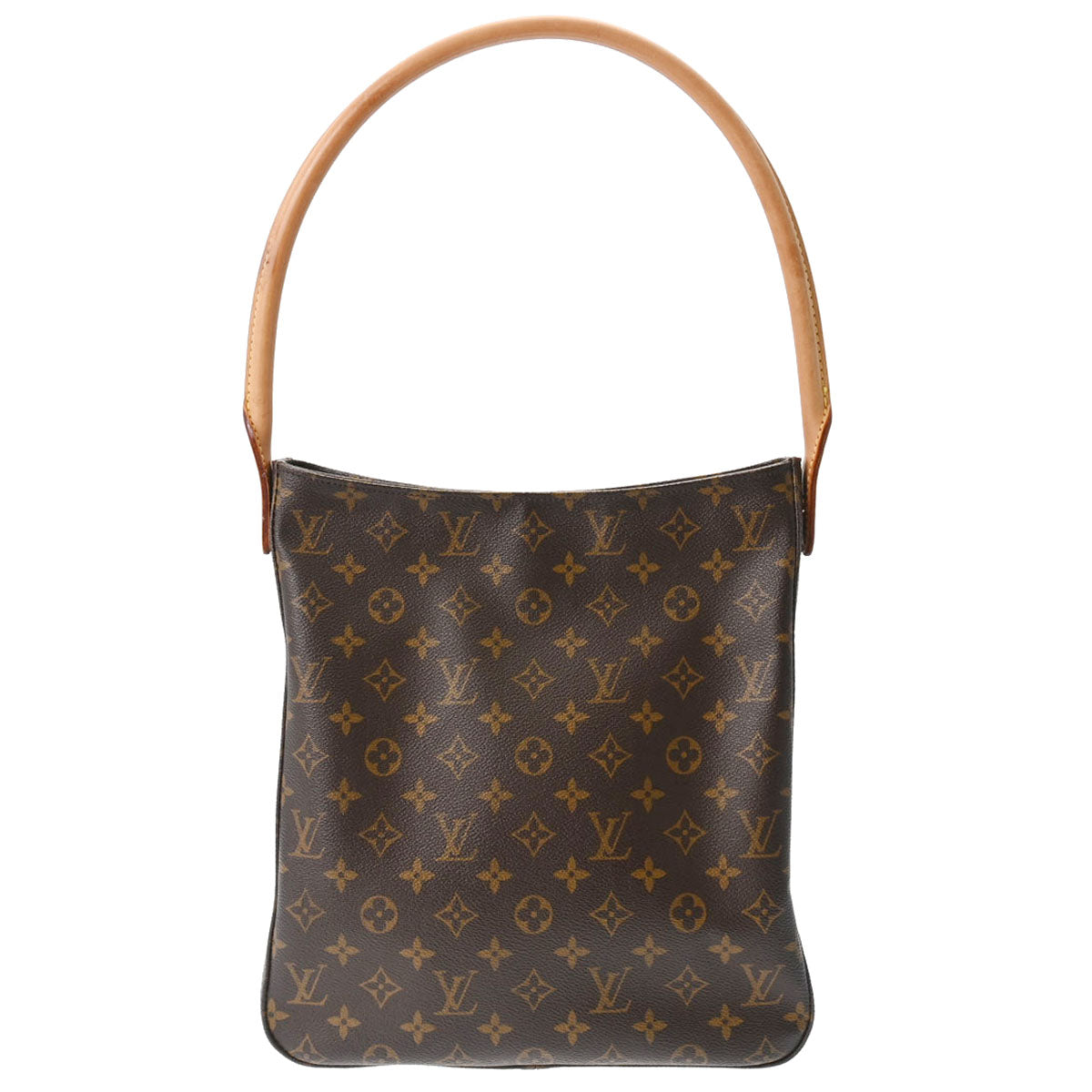 LOUIS VUITTON ルイヴィトン モノグラム ルーピング GM ブラウン M51145 レディース モノグラムキャンバス ワンショルダーバッグ ABランク 中古 