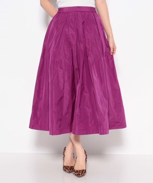 tuck gather skirt