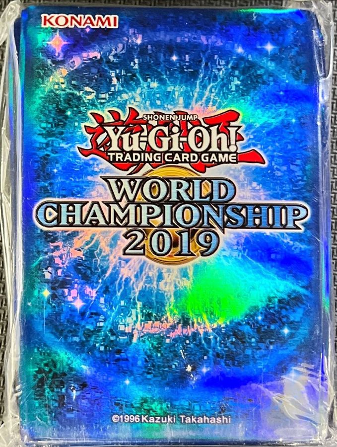 スリーブ『WCS2019青(海外製)』100枚入り【-】{-}《スリーブ》