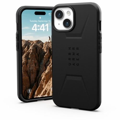 プリンストン UAG社製 iPhone 15用ケース MAGSAFE対応 CIVILIAN(ブラック) UAG-RIPH23MB-CMS-BK