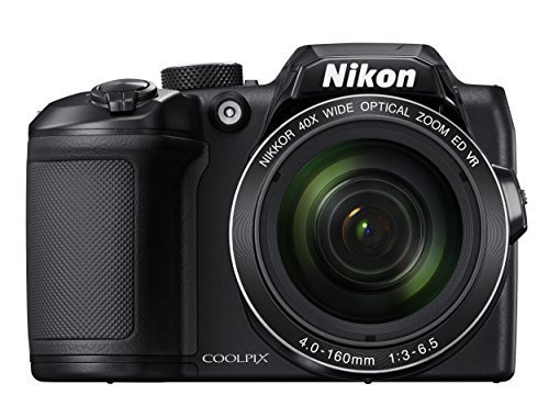 Nikon デジタルカメラ COOLPIX B500 光学40倍ズーム 1602万画素 単三電池 ブラック B500BK【中古品】