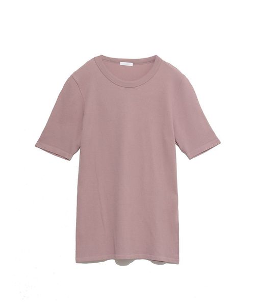 サニデイズ トウキョウ/成型 5分袖リブTシャツ LADIES