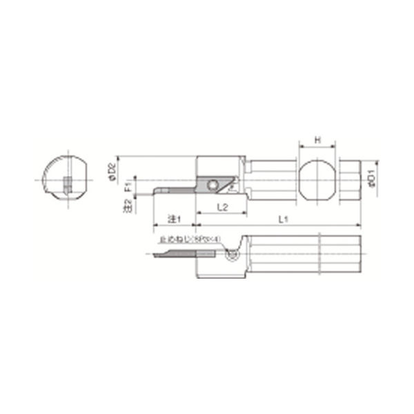 京セラ （KYOCERA） 内径加工用ホルダ_2