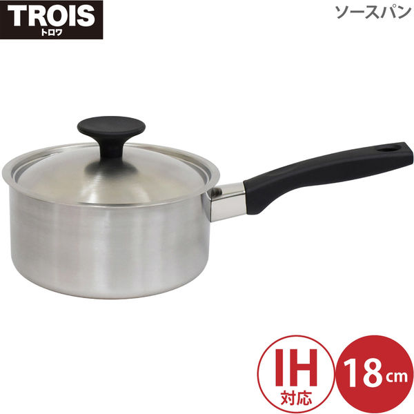 ウルシヤマ金属工業 ソースパン 18cm TRW-18S 1個（直送品）