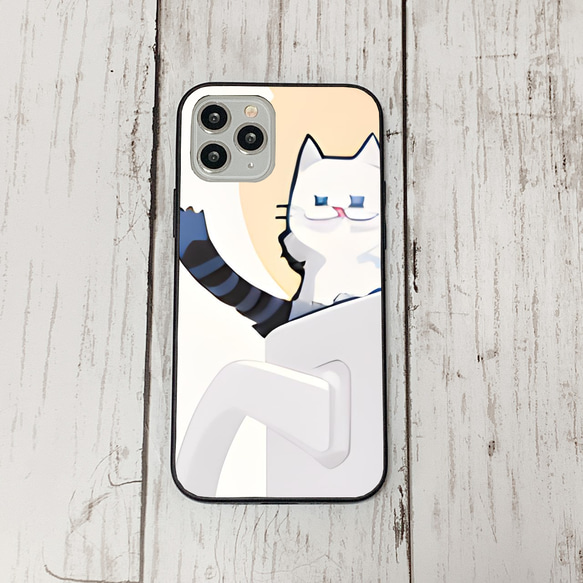 iphoneケース2-4-10 iphone 強化ガラス ねこ・猫・ネコ 箱2 かわいい アイフォン iface