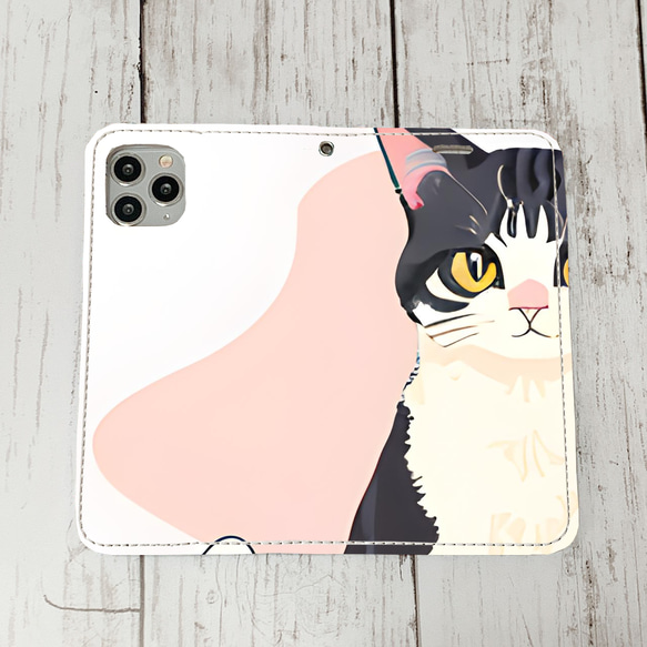 iphoneケース1-3-4 iphone 手帳 ねこ・猫・ネコ 箱2 かわいい アイフォン iface