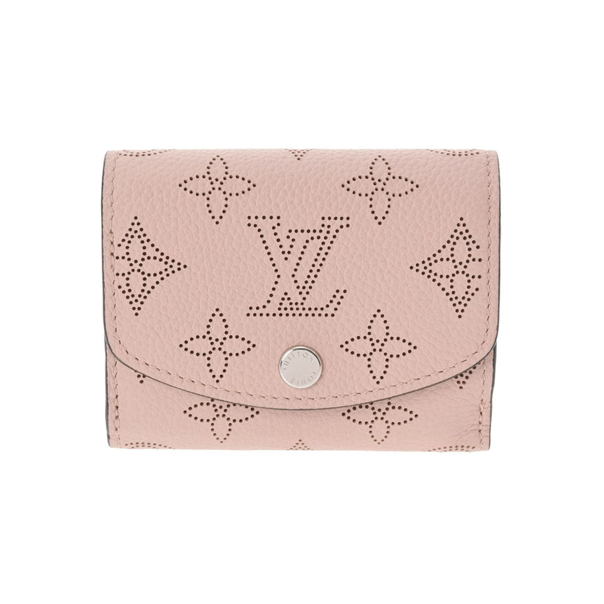 LOUIS VUITTON ルイヴィトン マヒナ ポルトフォイユイリス XS マグノリア M67499 レディース レザー 三つ折り財布 Aランク 中古 