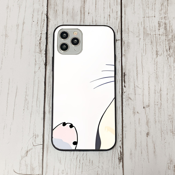 iphoneケース2-2-21 iphone 強化ガラス ねこ・猫・ネコ 箱2 かわいい アイフォン iface