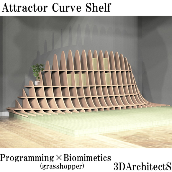 送料無料Attractor Curve Shelf