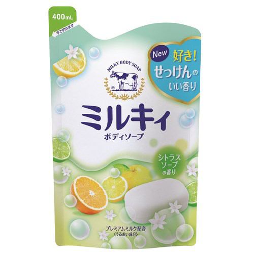 牛乳石鹸 ミルキィＢＳシトラスソープ 詰替用４００ＭＬ ミルキィ