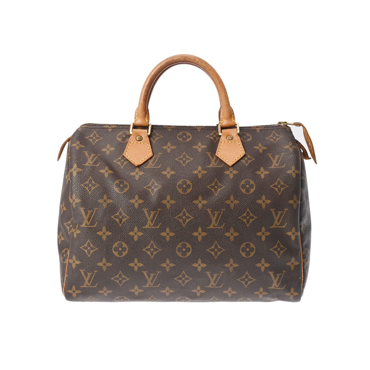 LOUIS VUITTON ルイヴィトン モノグラム スピーディ 30 ブラウン M41526 レディース モノグラムキャンバス ハンドバッグ Bランク 中古 