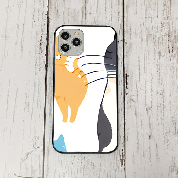 iphoneケース3-4-24 iphone 強化ガラス ねこ・猫・ネコ 箱2 かわいい アイフォン iface