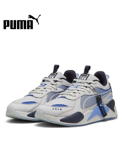 PUMA プーマ プレイステーション スニーカー メンズ コラボ 限定 PlayStation RS－X グレー 396311－01