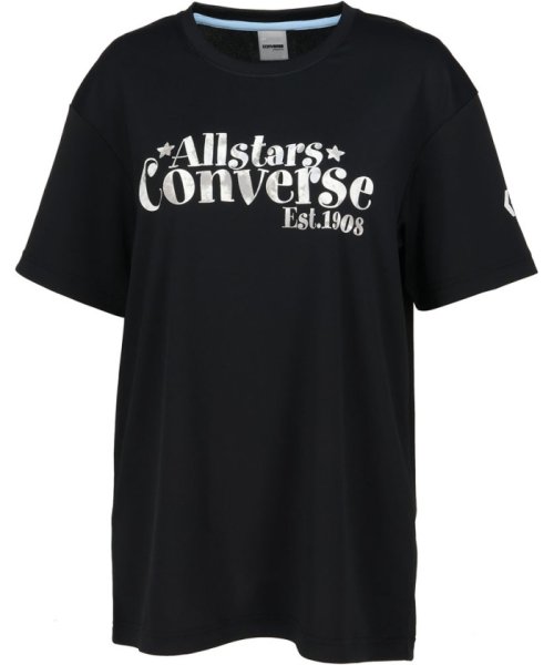 CONVERSE コンバース バスケット ガールズプリントTシャツ 半袖 吸汗速乾 女の子 バス