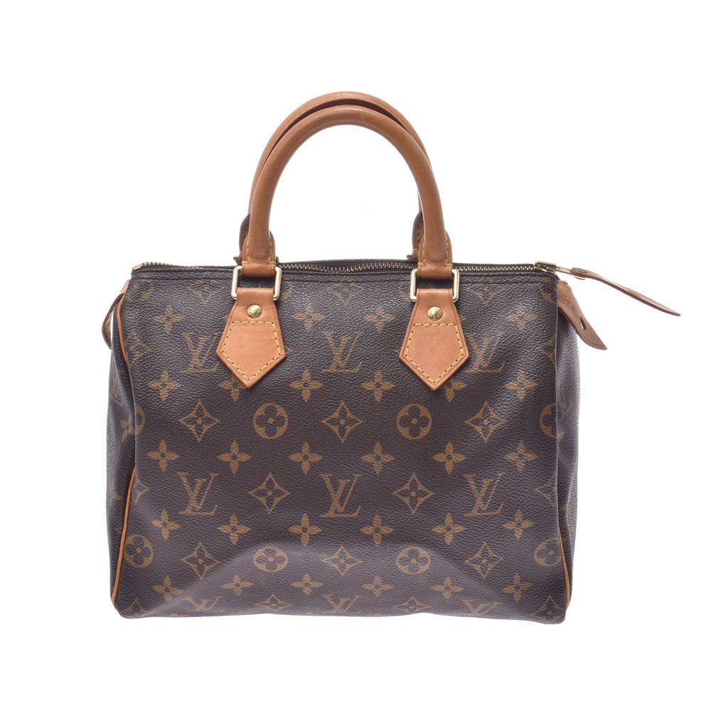 LOUIS VUITTON ルイヴィトンスピーディ25  14145 ブラウン レディース モノグラムキャンバス ハンドバッグ M41528  中古