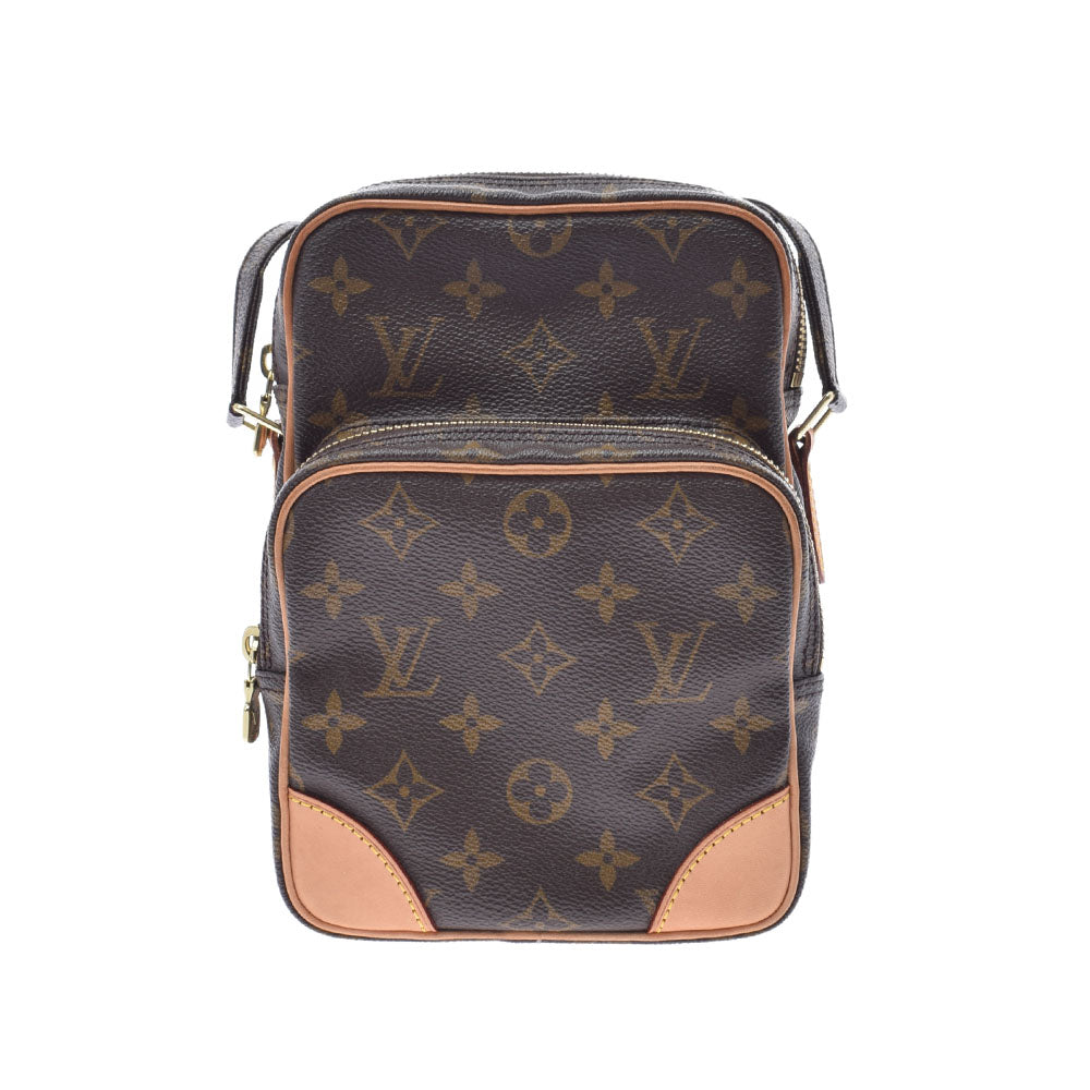 LOUIS VUITTON ルイヴィトン モノグラム アマゾン ブラウン M45236 レディース モノグラムキャンバス レザー ショルダーバッグ Aランク 中古 