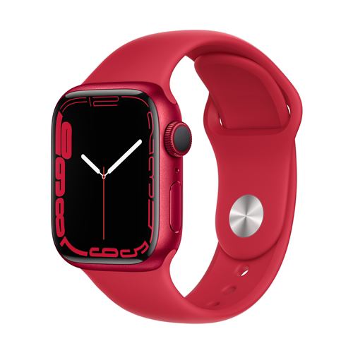 アップル(Apple) MKN23J/A Apple Watch Series 7(GPSモデル) 41mm(PRODUCT)REDアルミニウムケースと(PRODUCT)REDスポーツバンド レギュラー