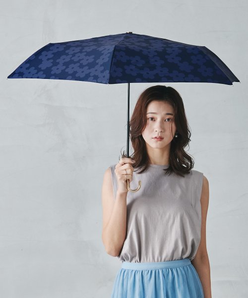 【Wpc.公式】雨傘 フラワーレース ミニ  50cm 晴雨兼用 レディース 傘 折りたたみ 折り畳み 折りたたみ傘