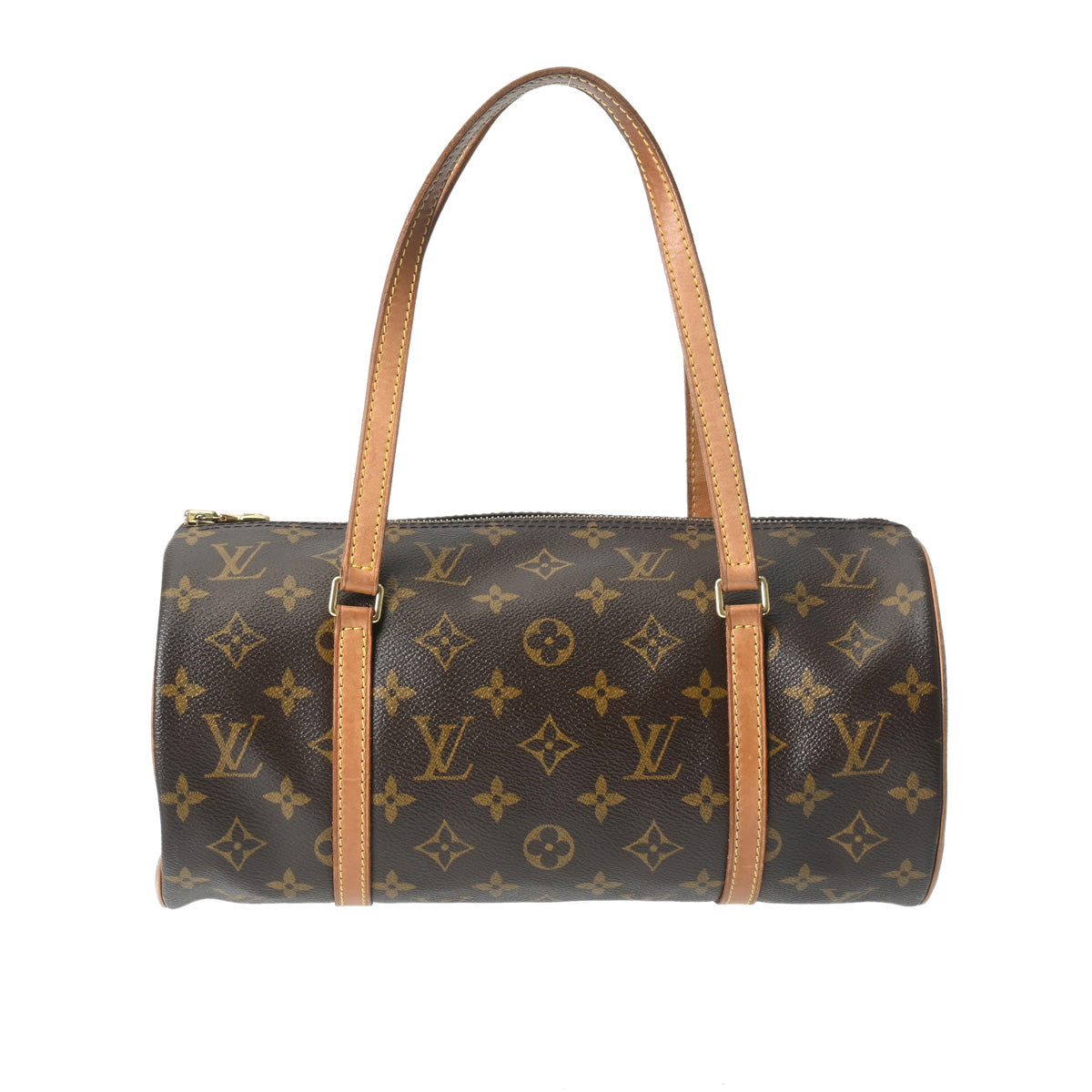 LOUIS VUITTON ルイヴィトン モノグラム パピヨン GM ブラウン M51385 レディース モノグラムキャンバス ハンドバッグ Bランク 中古 